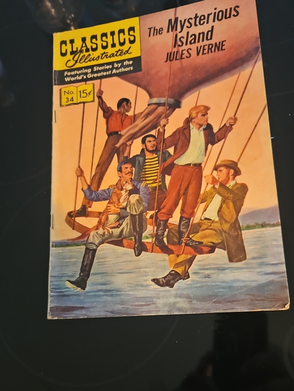 Classics Illustrated The Mysterious Island by Jules Verne - Vintage 1947